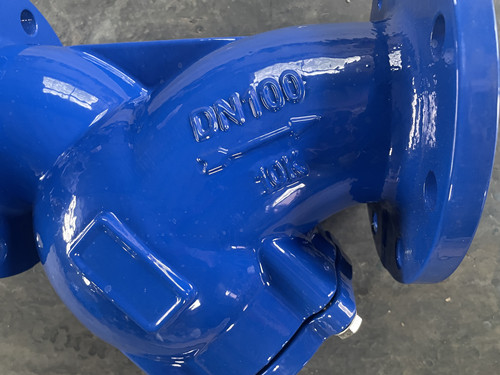 Y型过滤器JIS-10KDN100壳体字样