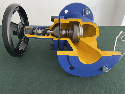 波纹截止阀结构